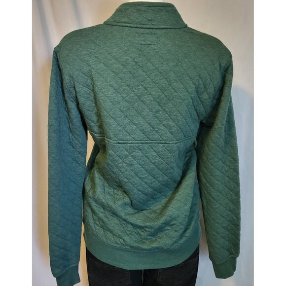 American Eagle Men's Athletic Fit Quarter Zip Pullover Sweater Size XS Green - Picture 5 of 6